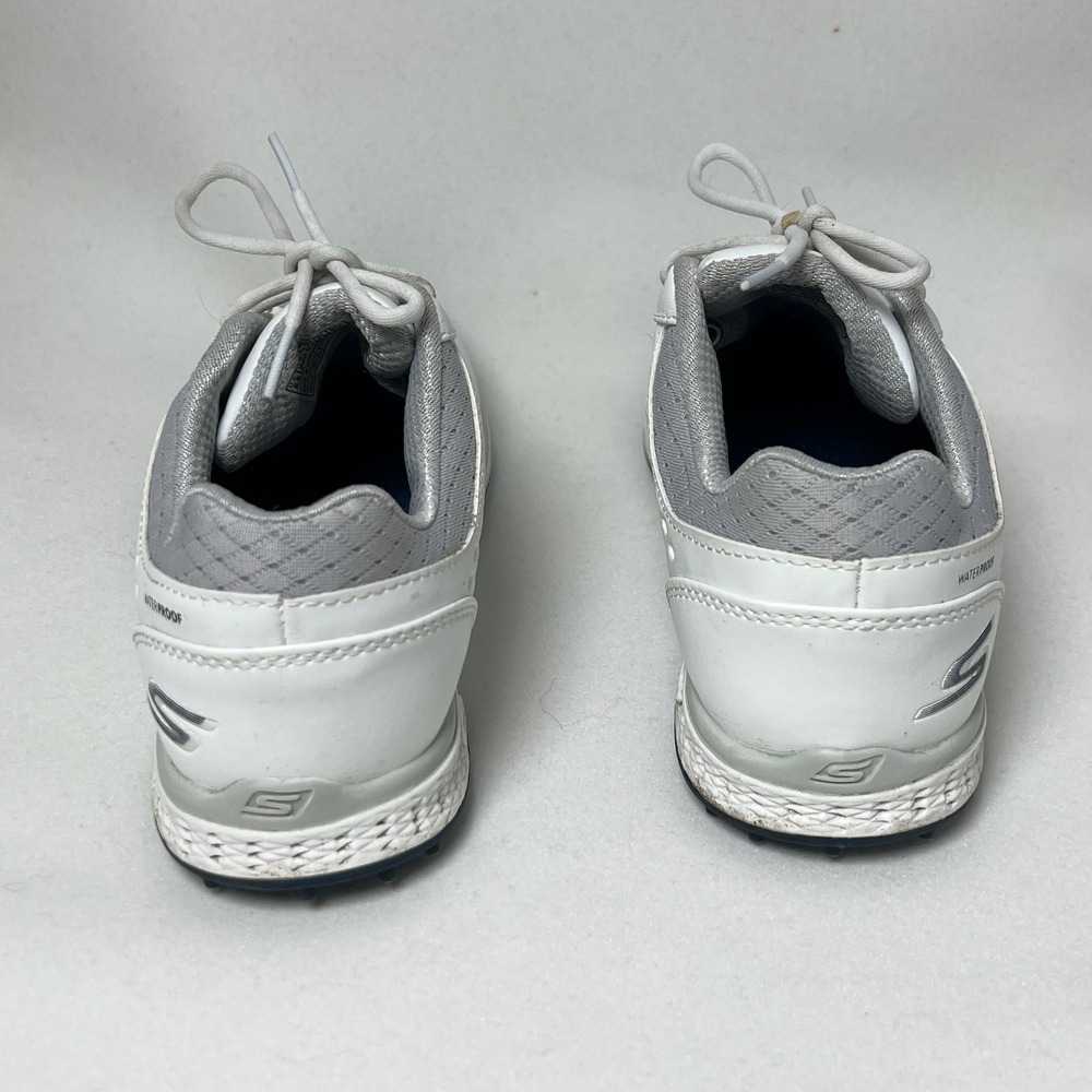 Skechers Go Golf 17002 Sneaker 6.5 White Womens Athleisure Waterproof Spikeless - Picture 6 of 11
